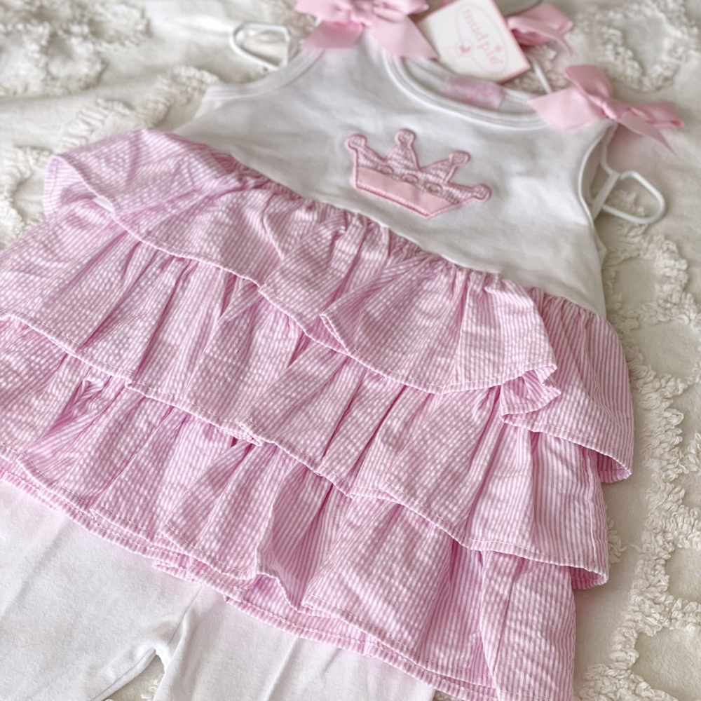NWT Mud Pie Baby 2T-3T Princess Outfit